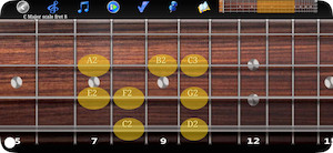 Bass Guitar Tutor - learn and practise scales