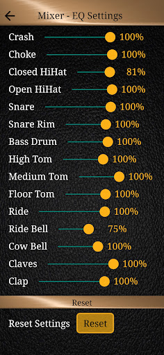 Drum Loops & Metronome - Mixer for balancing drums