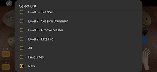 Learn Drums - Structured course of levels